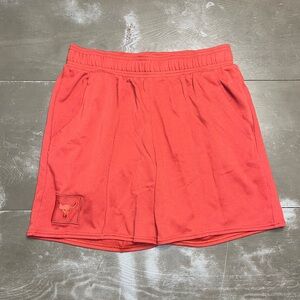 Under Armour Dwayne Johnson Orange Athletic Drawstring Shorts Men’s Large NWT